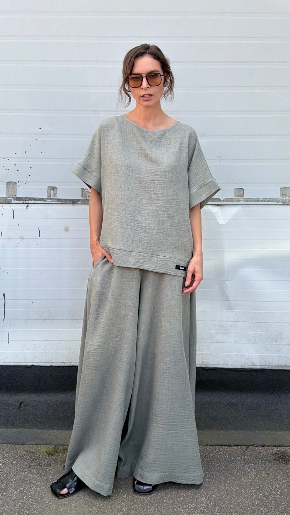 Linen Top Forest - BeaA - Be At Home with Yourself - Top