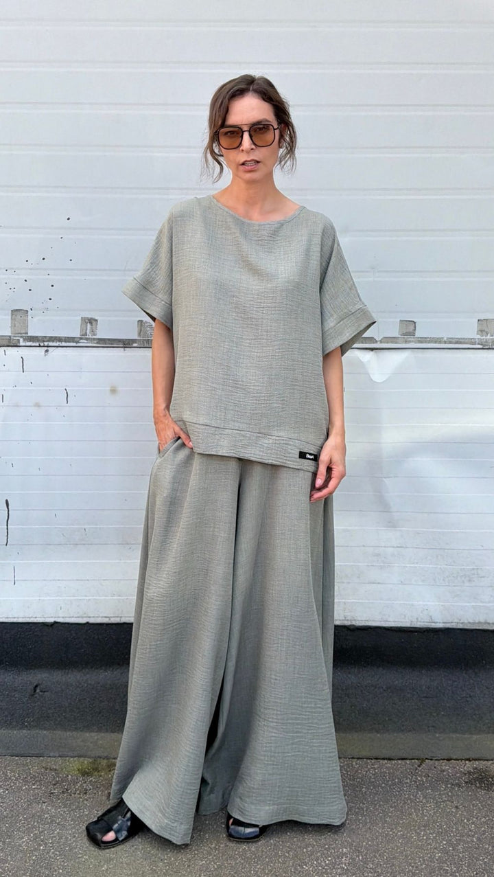 Linen Top Forest - BeaA - Be At Home with Yourself - Top