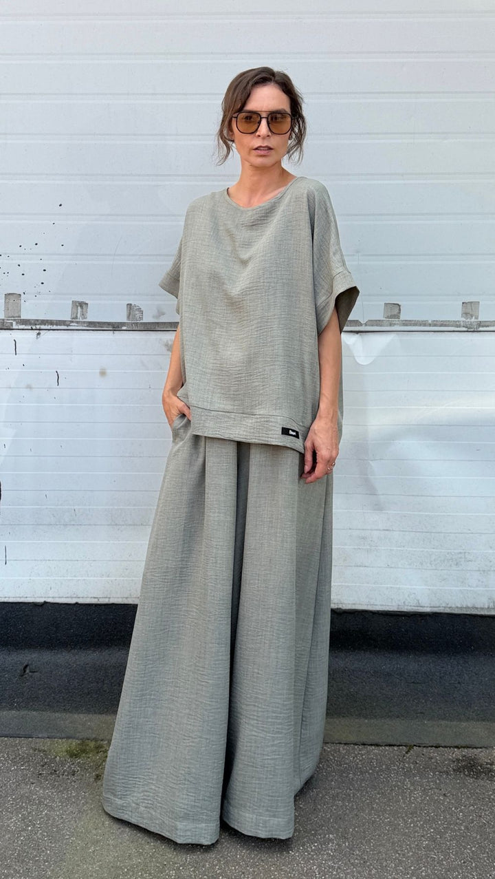 Linen Top Forest - BeaA - Be At Home with Yourself - Top