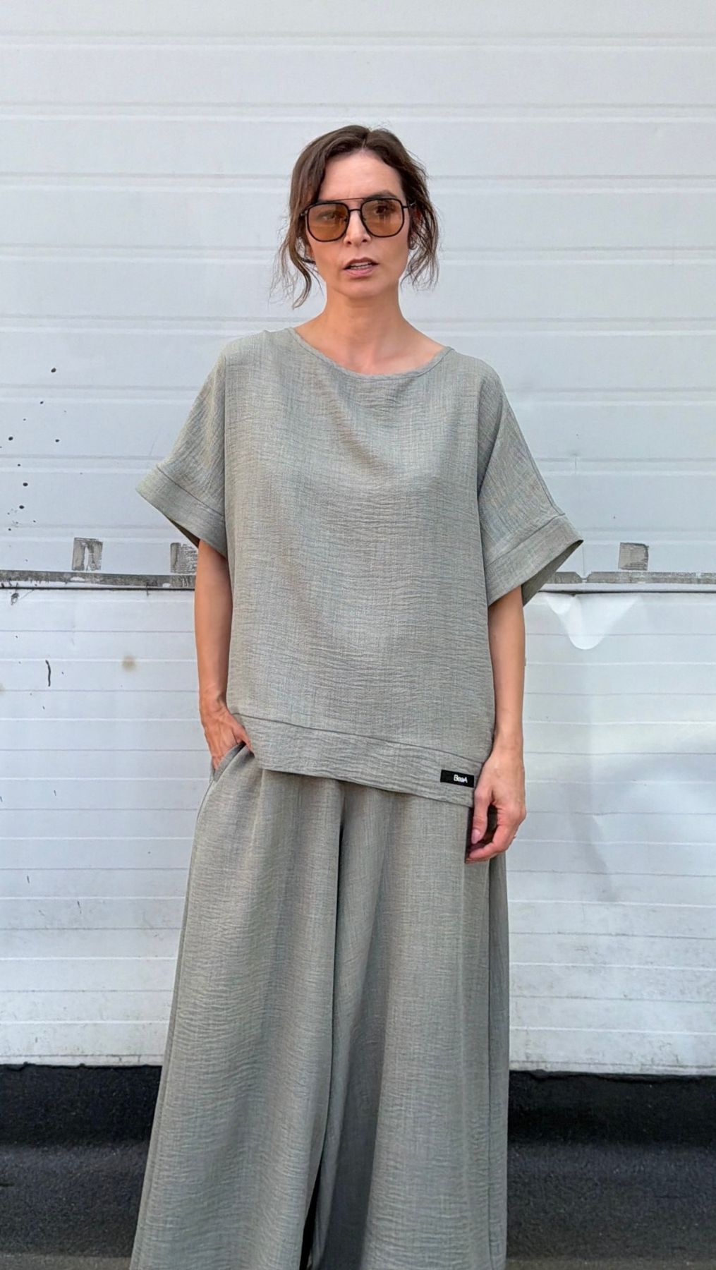 Linen Top Forest - BeaA - Be At Home with Yourself - Top