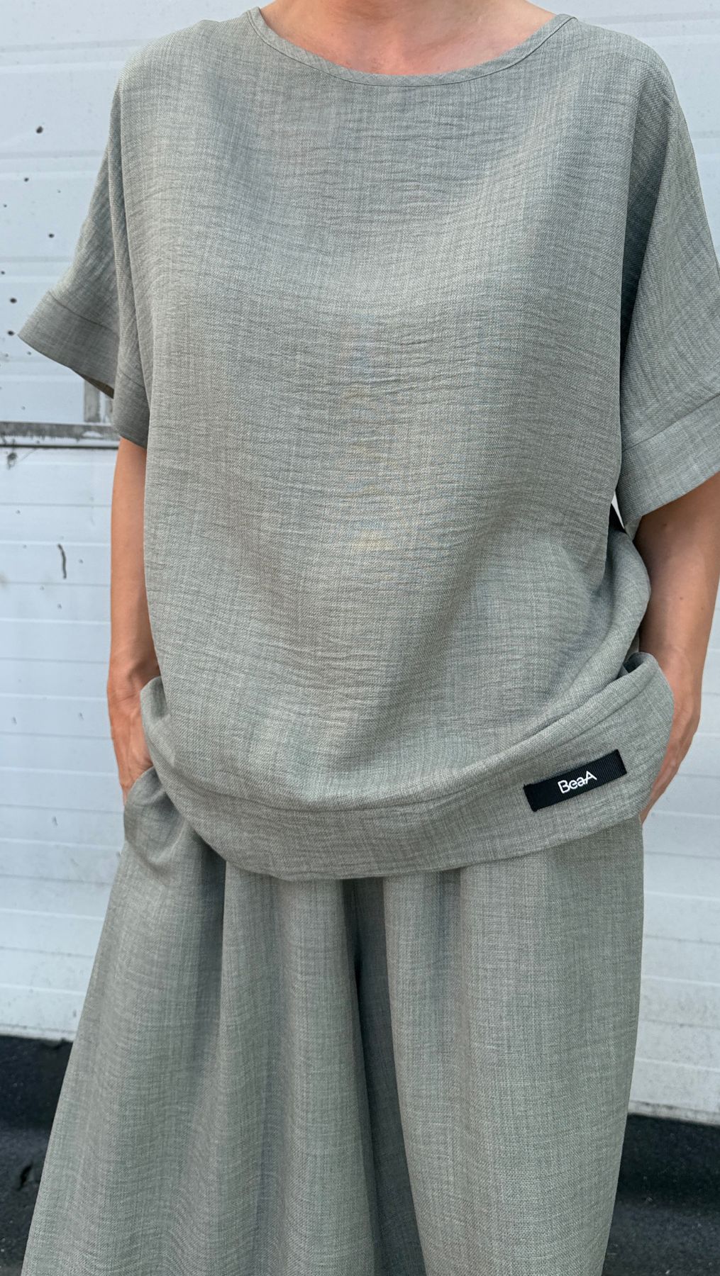 Linen Top Forest - BeaA - Be At Home with Yourself - Top