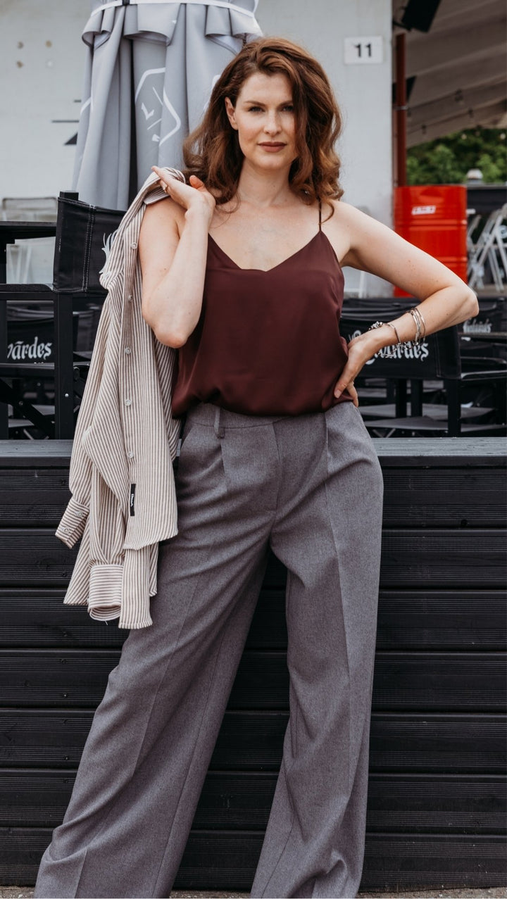 Regular-fit trousers Greige