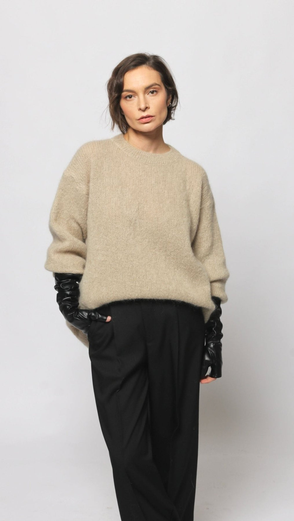 Long Mohair Sweater - BeaA - Be At Home with Yourself - Top
