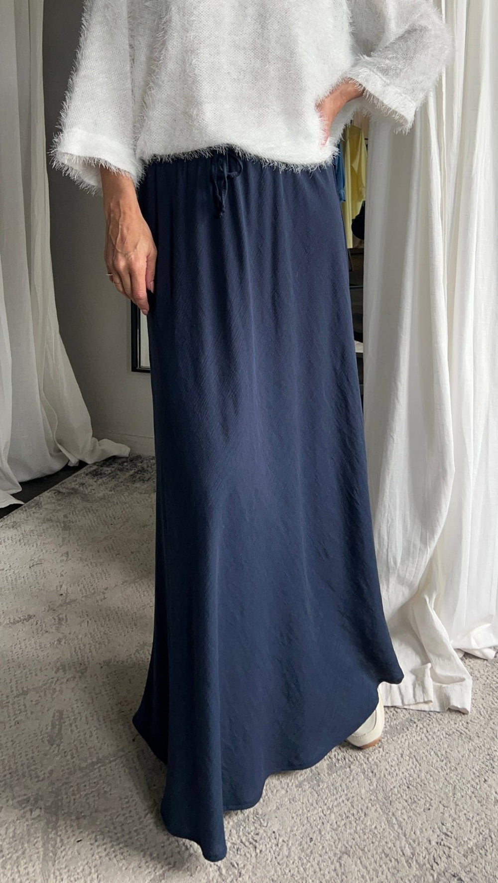Long viscose skirt - BeaA - Be At Home with Yourself - skirt