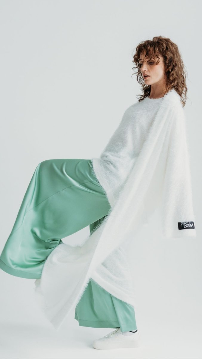 Maxi Cardigan White - BeaA - Be At Home with Yourself - Cardigan