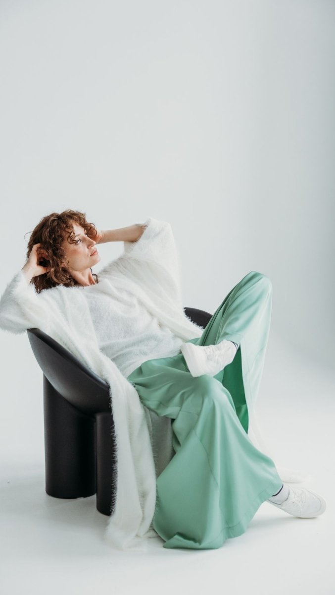 Maxi Cardigan White - BeaA - Be At Home with Yourself - Cardigan