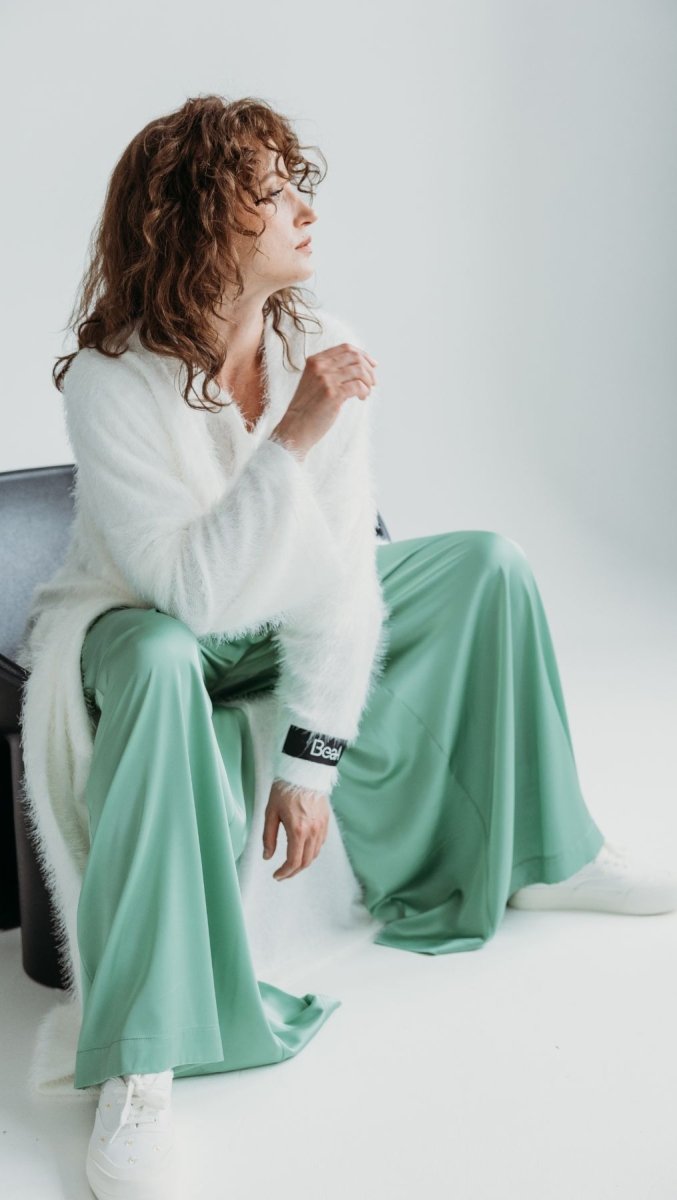 Maxi Cardigan White - BeaA - Be At Home with Yourself - Cardigan