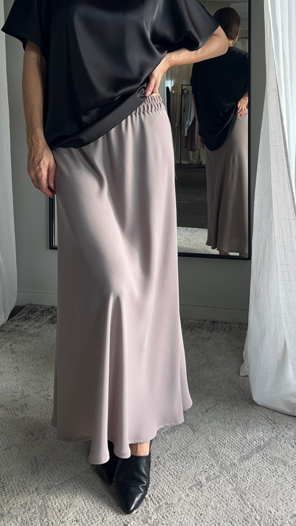 Midi skirt Cocoa - BeaA - Be At Home with Yourself - skirt