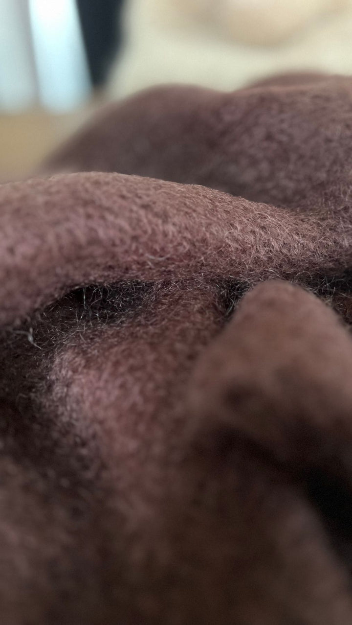 Mohair vest Chocolate - BeaA - Be At Home with Yourself - vests