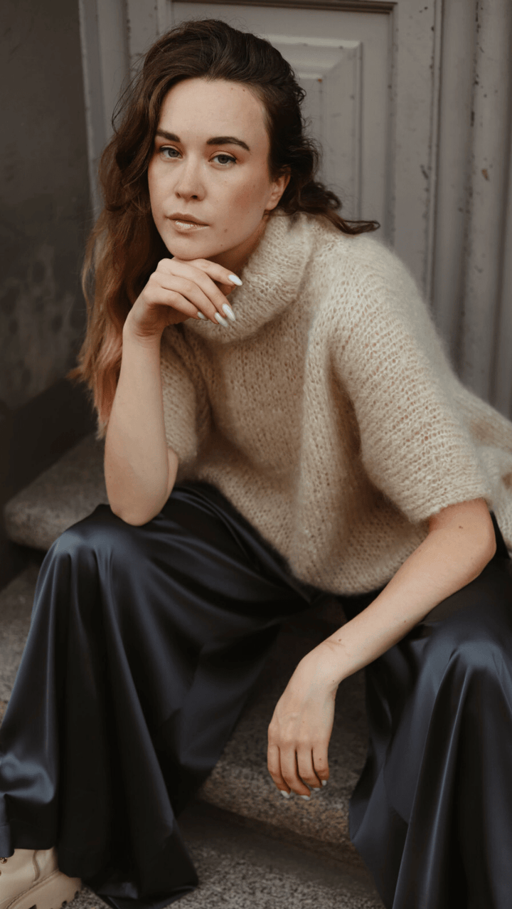 Mohair vest Cream - BeaA - Be At Home with Yourself - vests