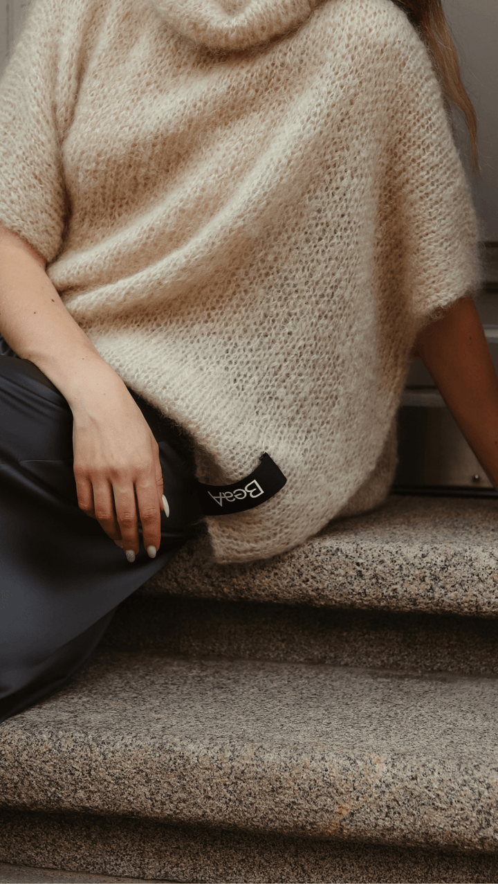 Mohair vest Cream - BeaA - Be At Home with Yourself - vests