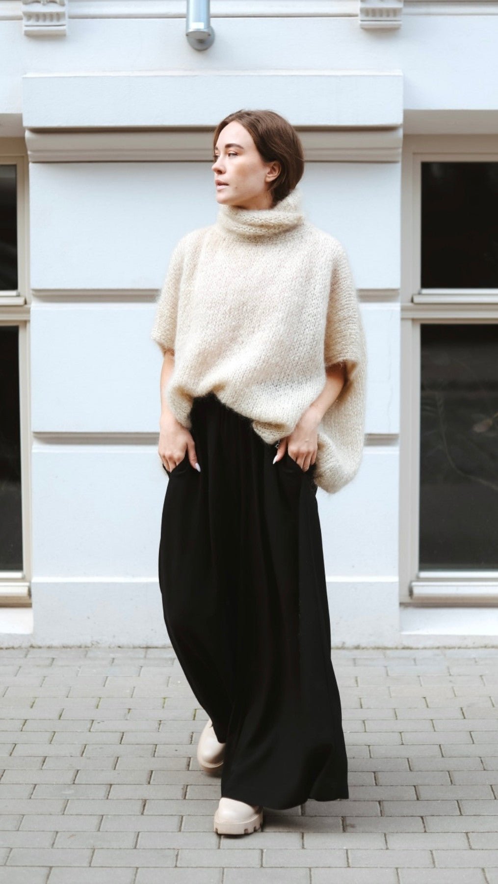 Mohair vest Milk - BeaA - Be At Home with Yourself - vests