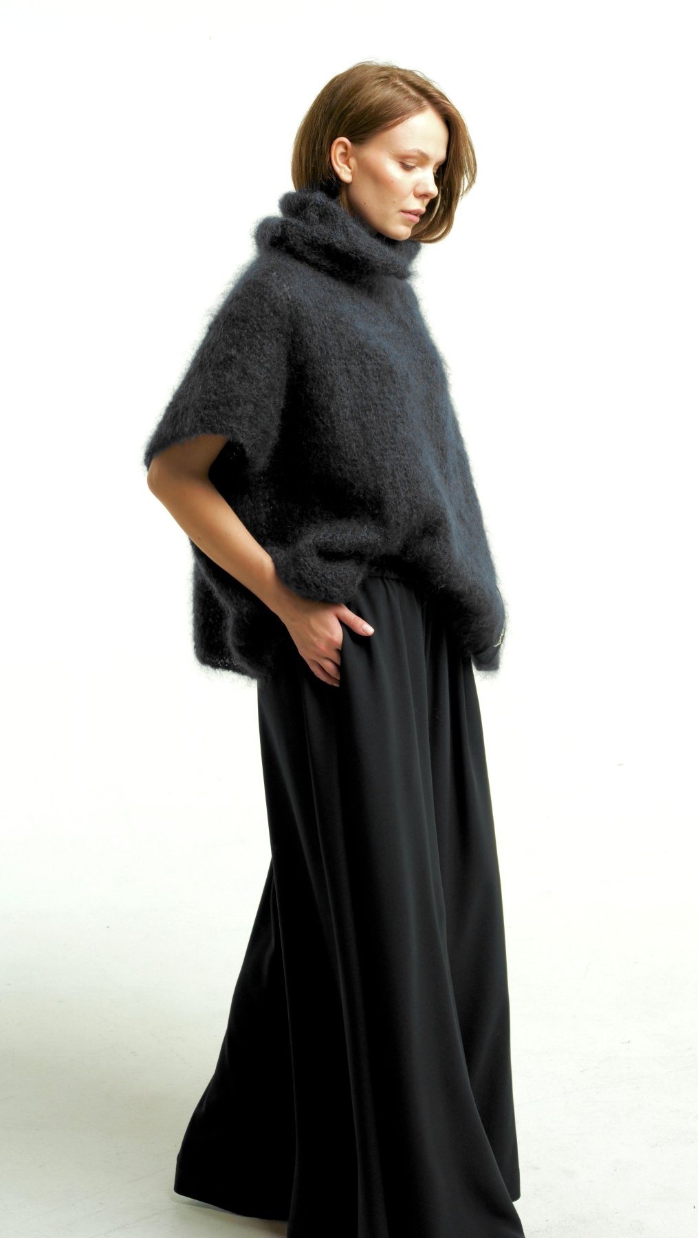 Mohair vest Navy - BeaA - Be At Home with Yourself - vests