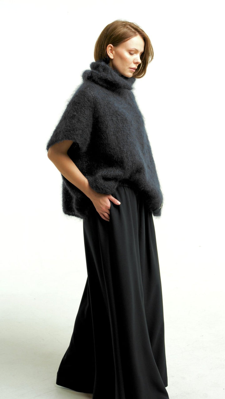 Mohair vest Navy - BeaA - Be At Home with Yourself - vests