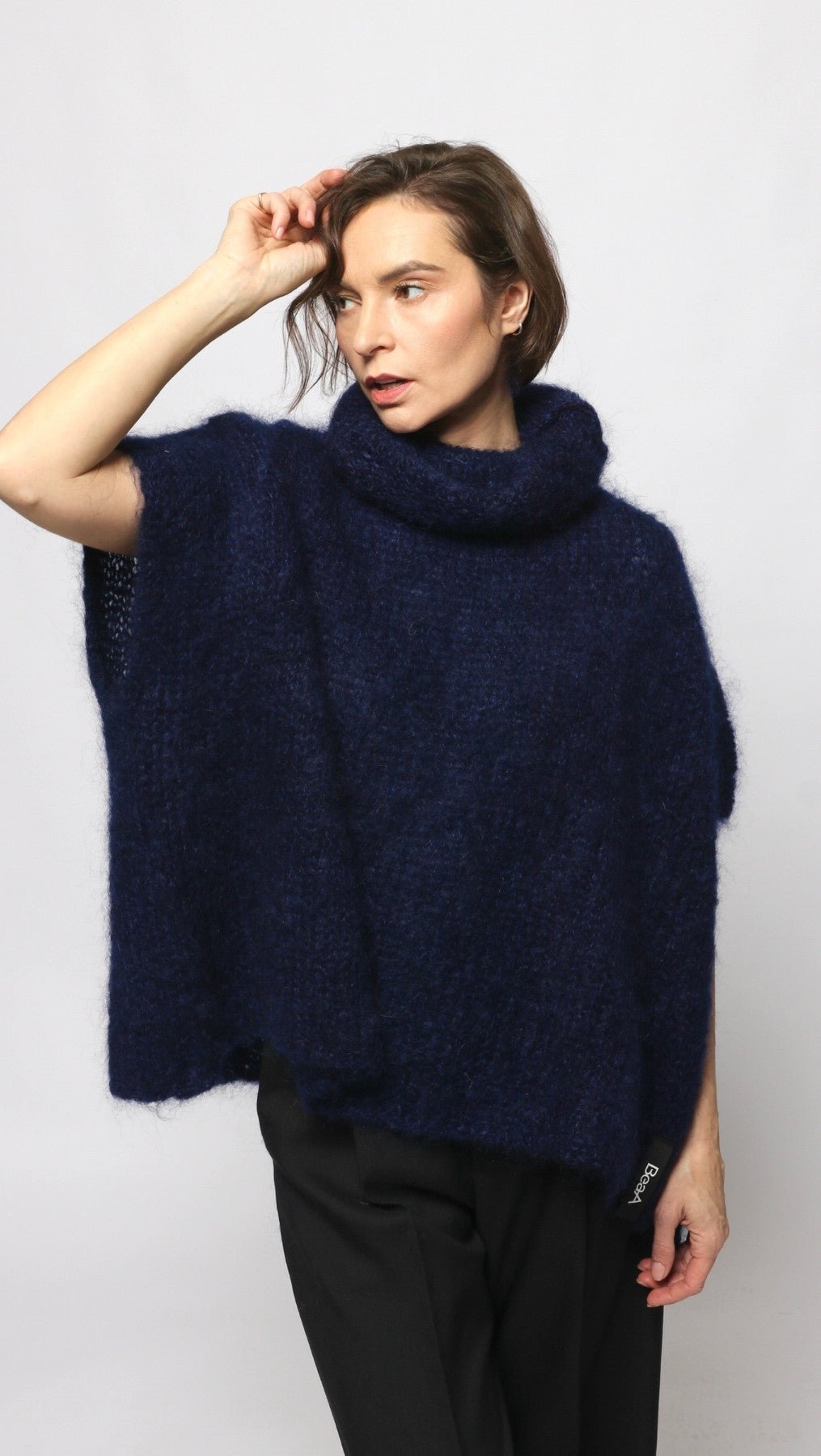 Mohair vest Navy - BeaA - Be At Home with Yourself - vests