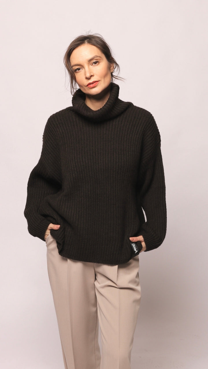 Sweater turtleneck Brown