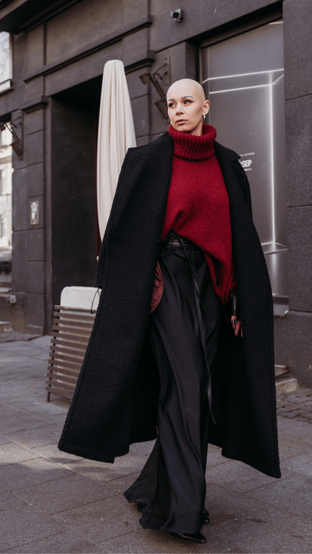 Oversized Sweater Deep Burgundy - BeaA - Be At Home with Yourself - Top