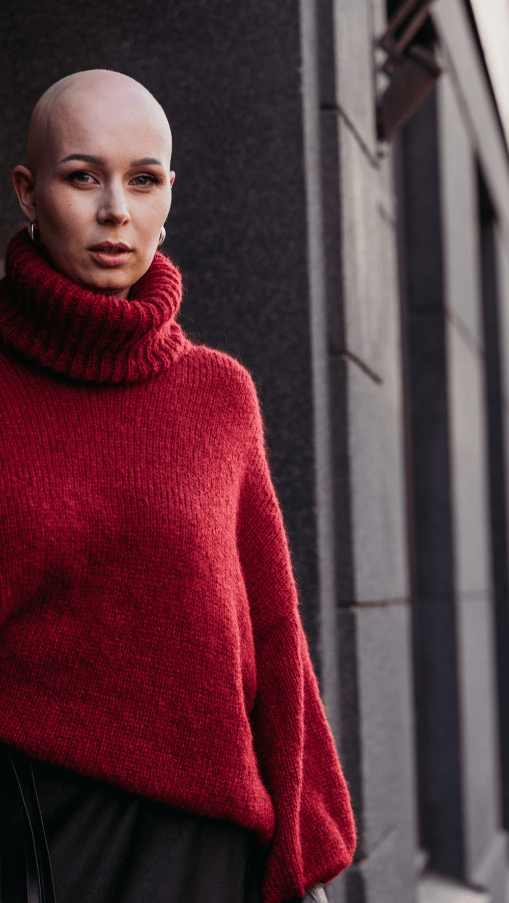 Oversized Sweater Deep Burgundy - BeaA - Be At Home with Yourself - Top