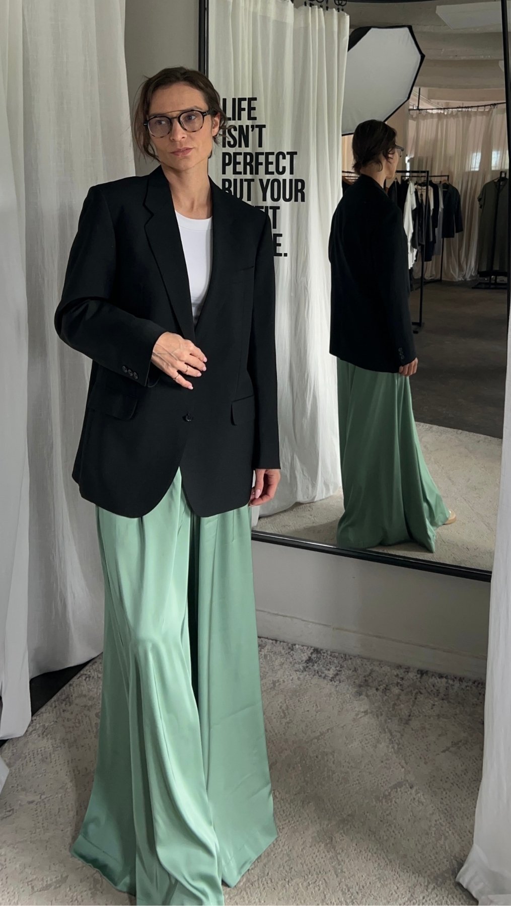 Palazzo Trousers Basil - BeaA - Be At Home with Yourself - Trousers