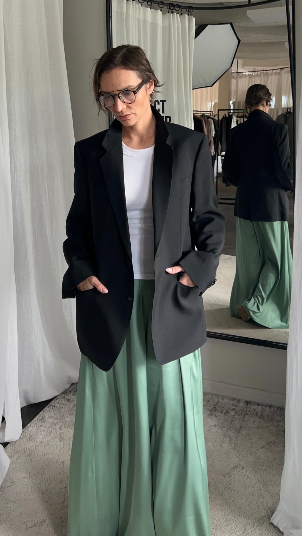 Palazzo Trousers Basil - BeaA - Be At Home with Yourself - Trousers