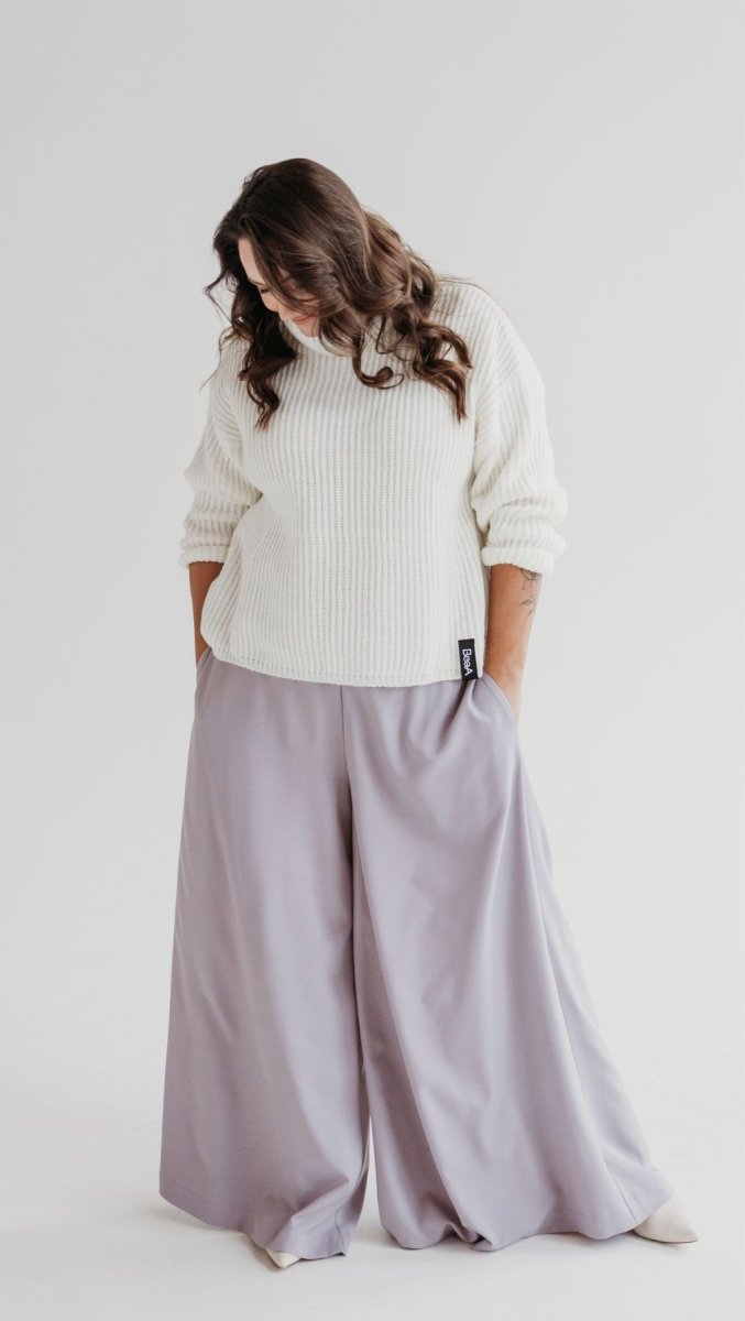 Palazzo Trousers Cloud - BeaA - Be At Home with Yourself - Wide Trousers