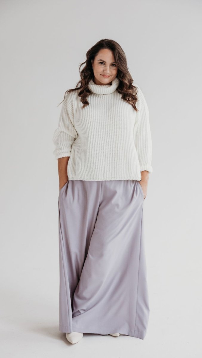 Palazzo Trousers Cloud - BeaA - Be At Home with Yourself - Wide Trousers
