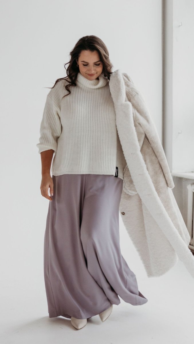 Palazzo Trousers Cloud - BeaA - Be At Home with Yourself - Wide Trousers