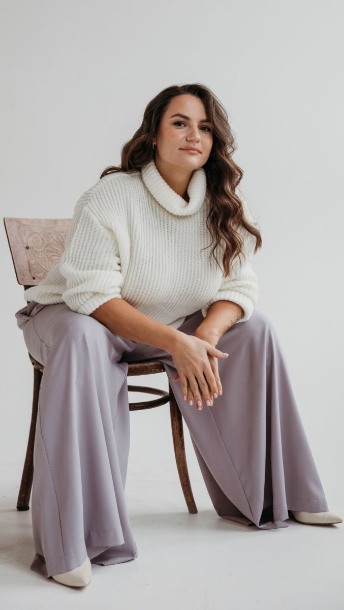 Palazzo Trousers Cloud - BeaA - Be At Home with Yourself - Wide Trousers