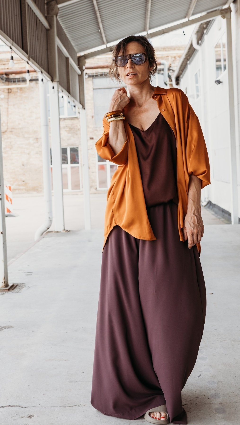 Palazzo Trousers Espresso - BeaA - Be At Home with Yourself - Trousers