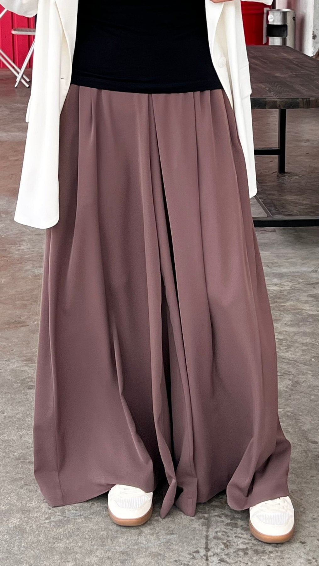 Palazzo Trousers Espresso - BeaA - Be At Home with Yourself - Trousers