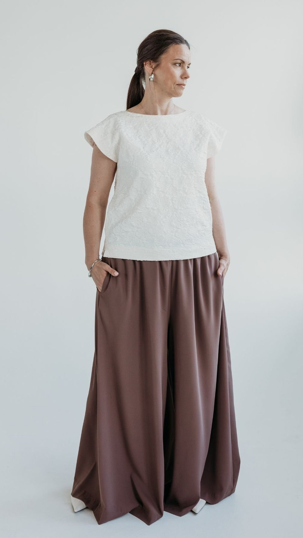 Palazzo Trousers Espresso - BeaA - Be At Home with Yourself - Trousers
