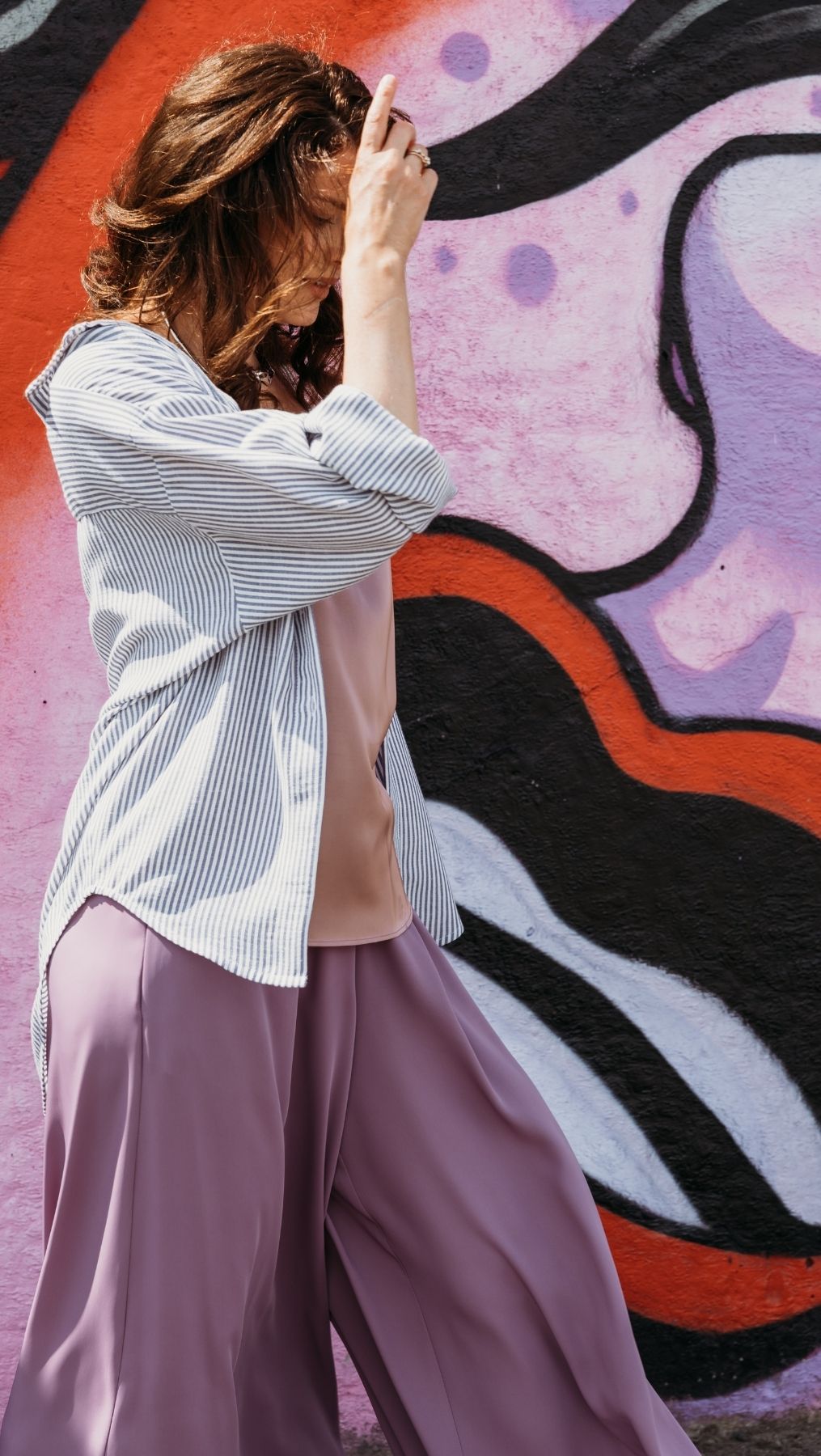 Palazzo Trousers Light Purple - BeaA - Be At Home with Yourself - Trousers