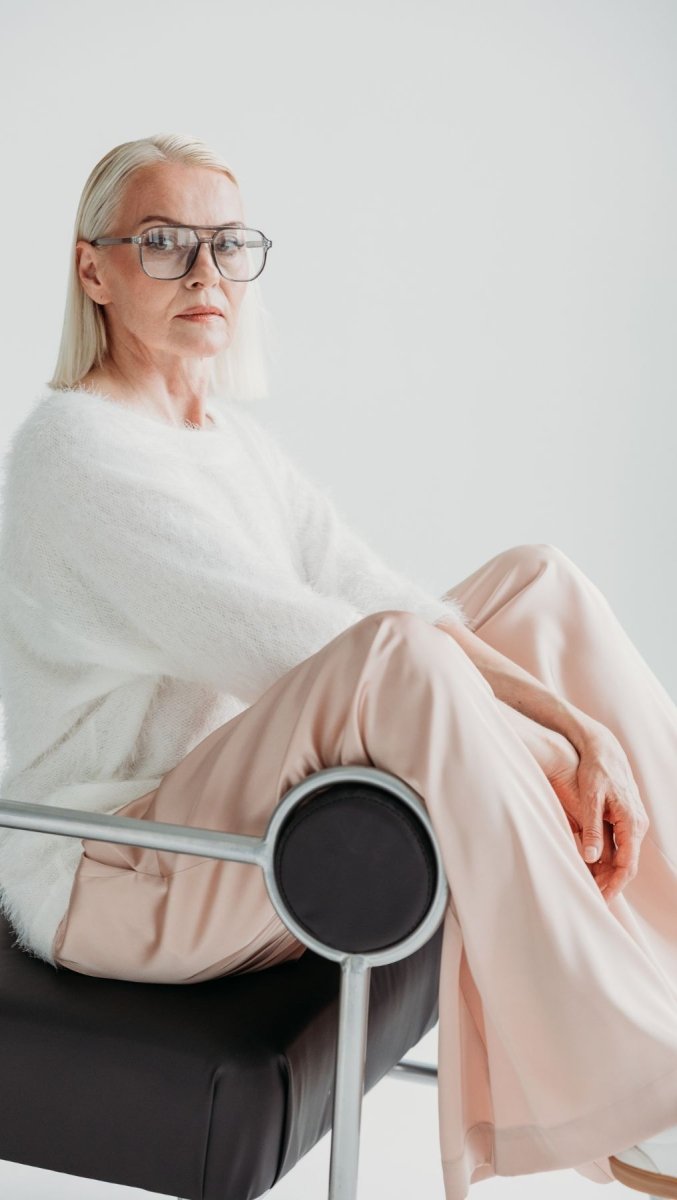Palazzo Trousers Silk Beige - BeaA - Be At Home with Yourself - Wide Trousers