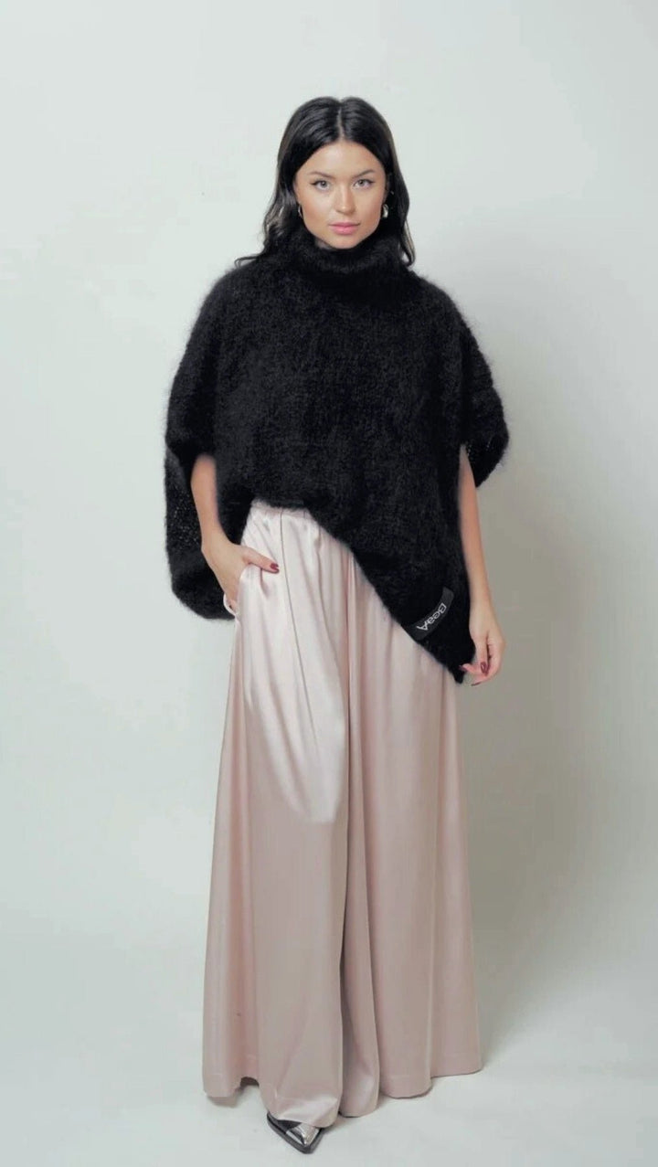 Palazzo Trousers Silk Powder - BeaA - Be At Home with Yourself - Wide Trousers