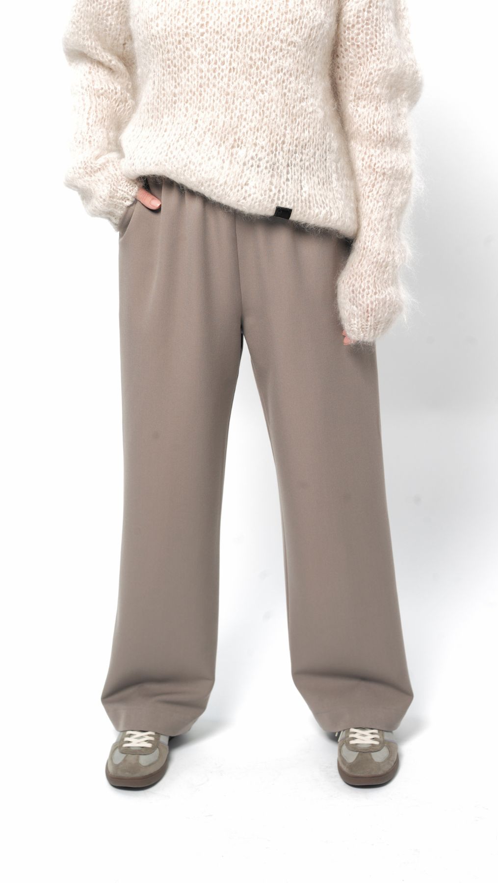 Straight-leg trousers Desert Sand