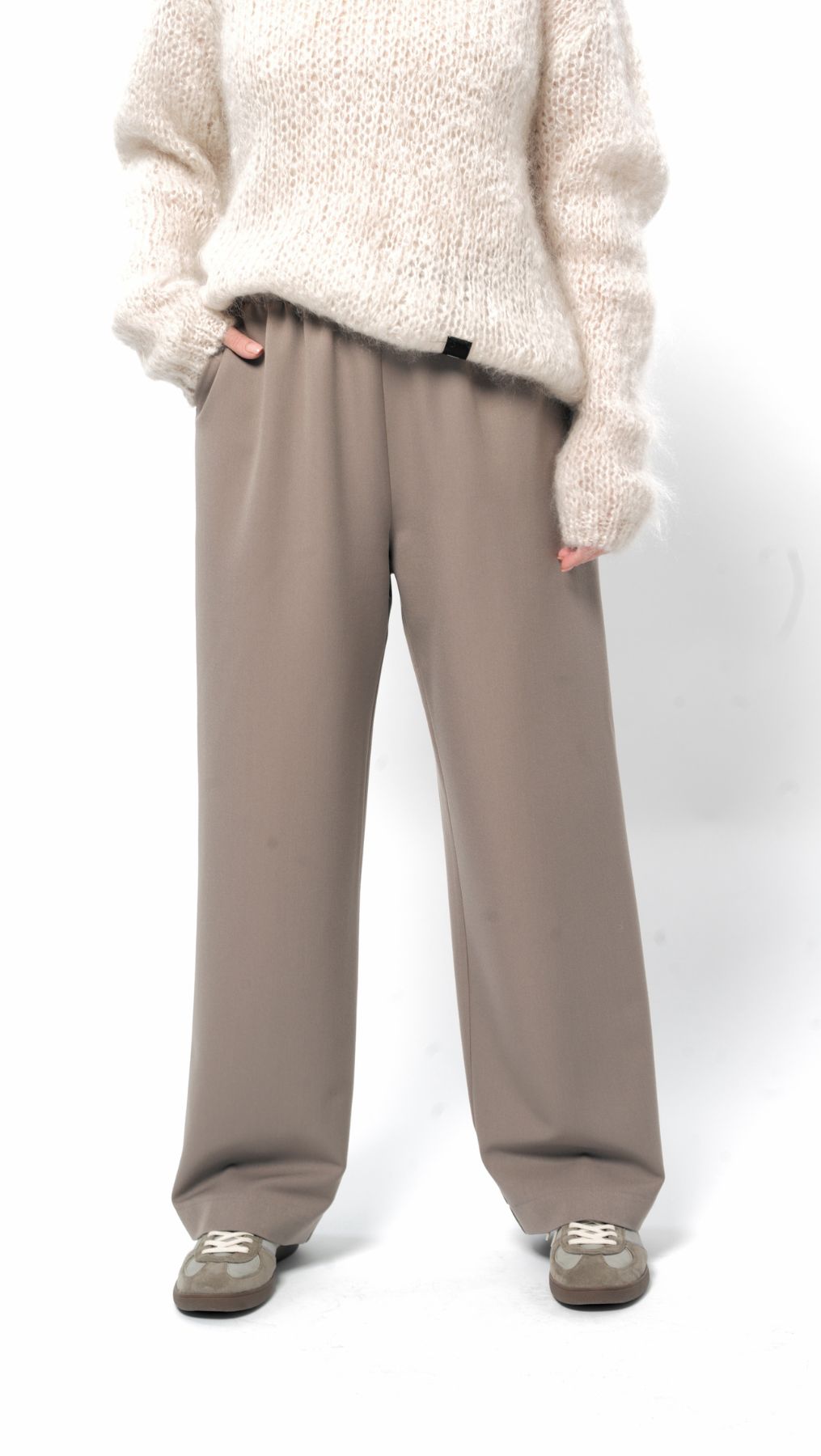 Straight-leg trousers Desert Sand