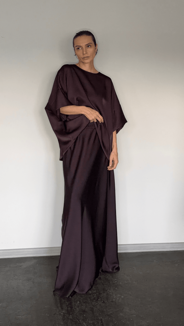 Pleat top cherry - BeaA - Be At Home with Yourself - Top