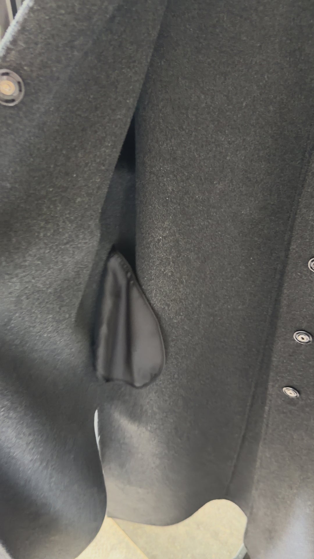 Long Double-faced wool coat