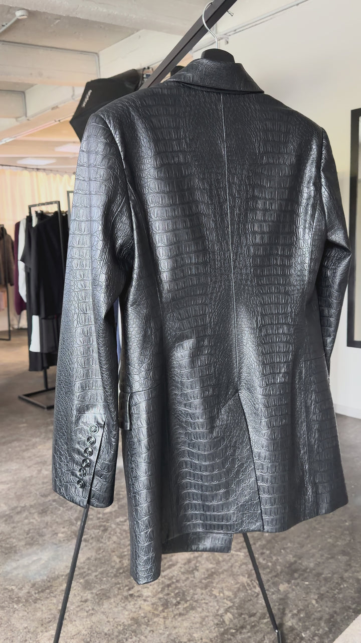 Eko ādas žakete Noir Croc