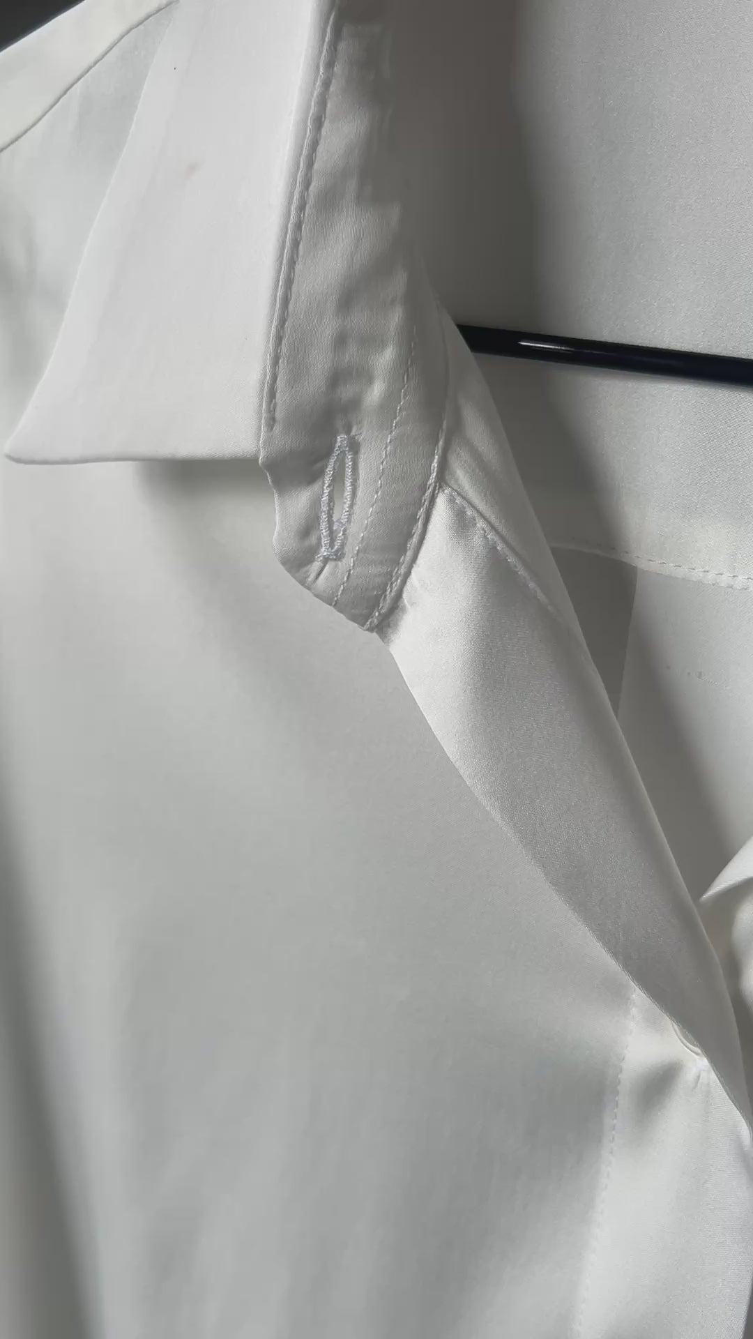 Silk shirt White