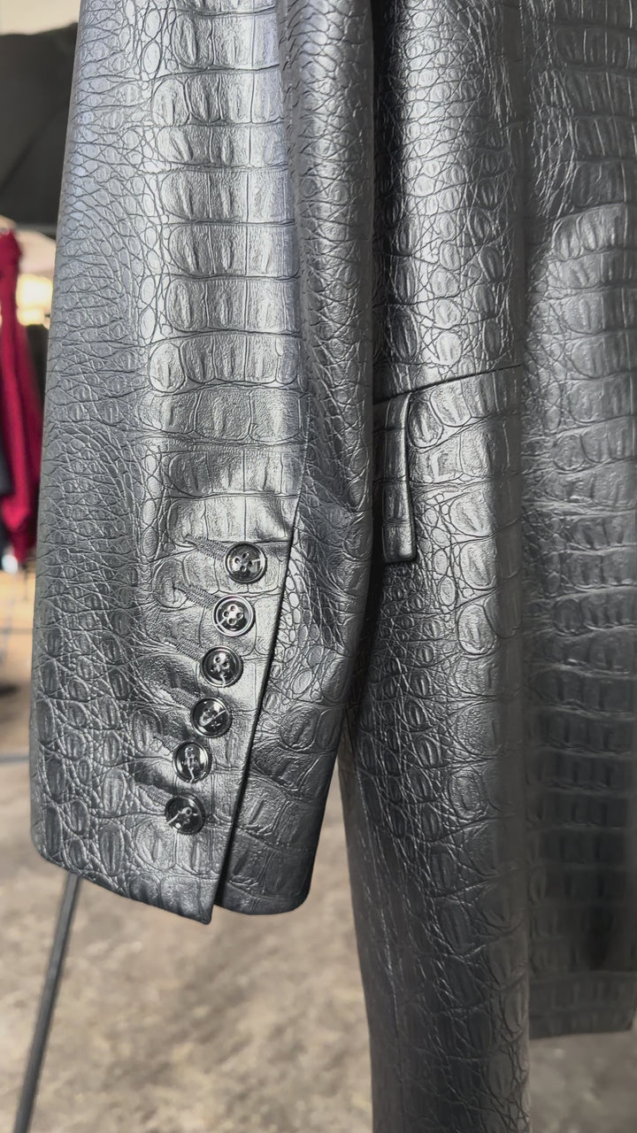 Eko ādas žakete Noir Croc
