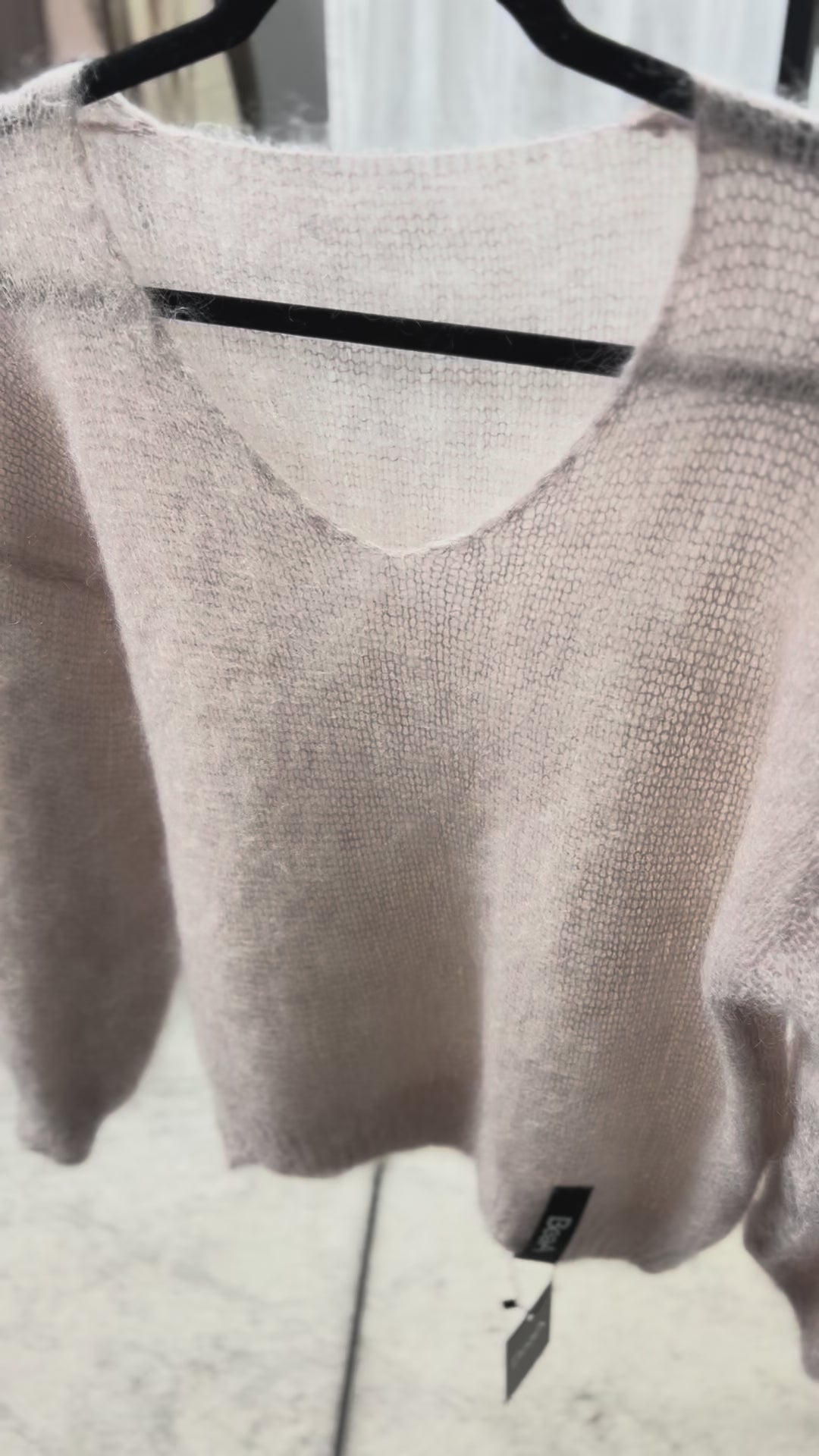 Kid mohair sweater Pearl