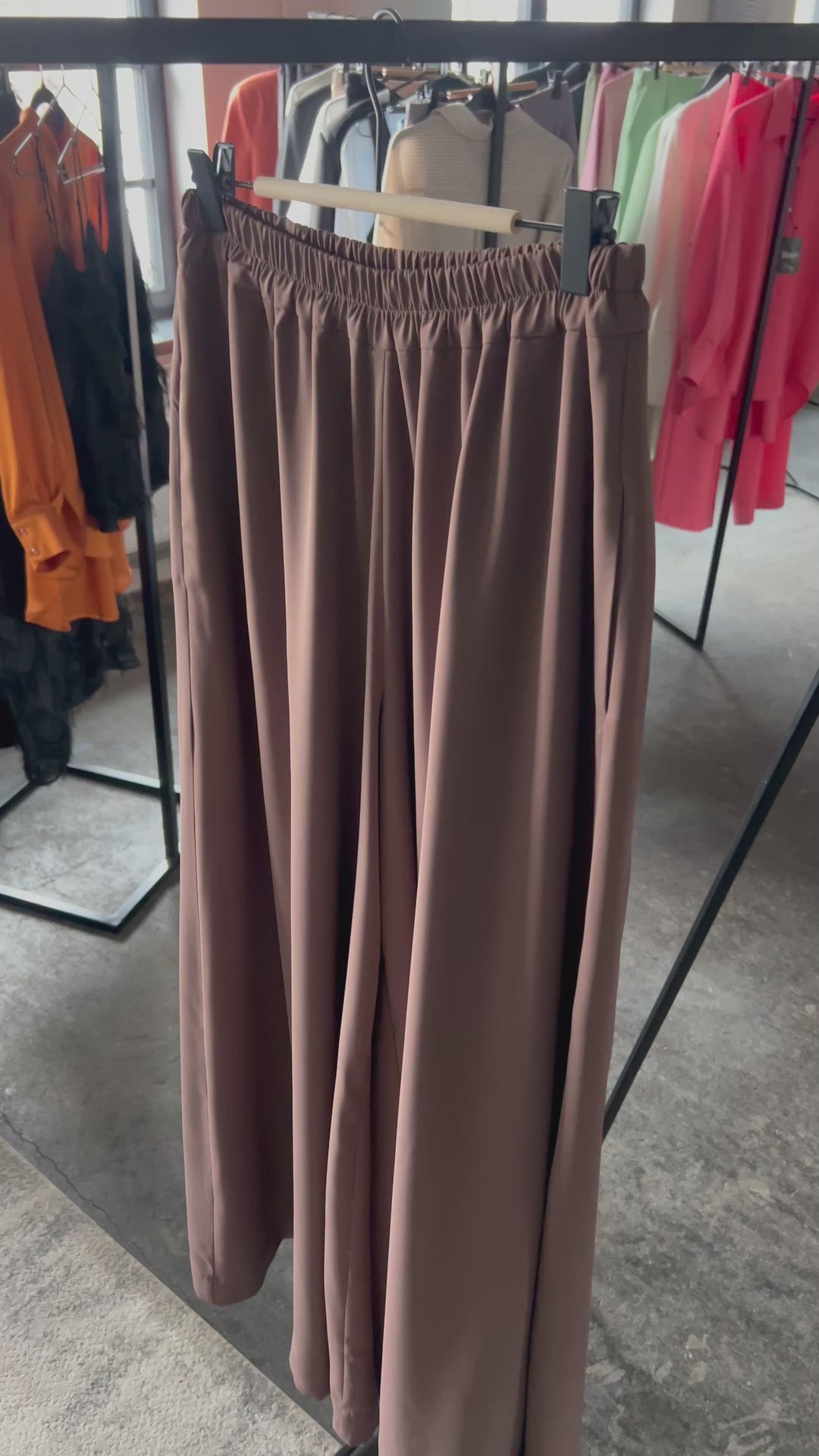 Palazzo Trousers Espresso