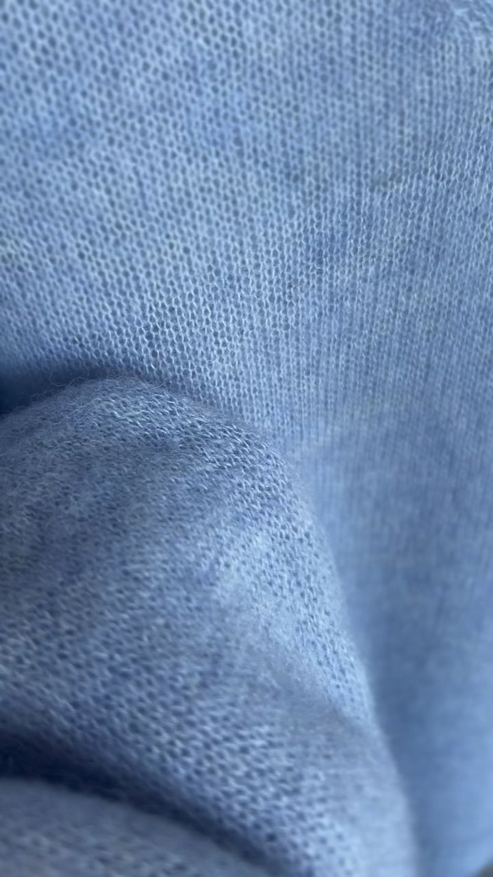Light Alpaca sweater Powder Blue