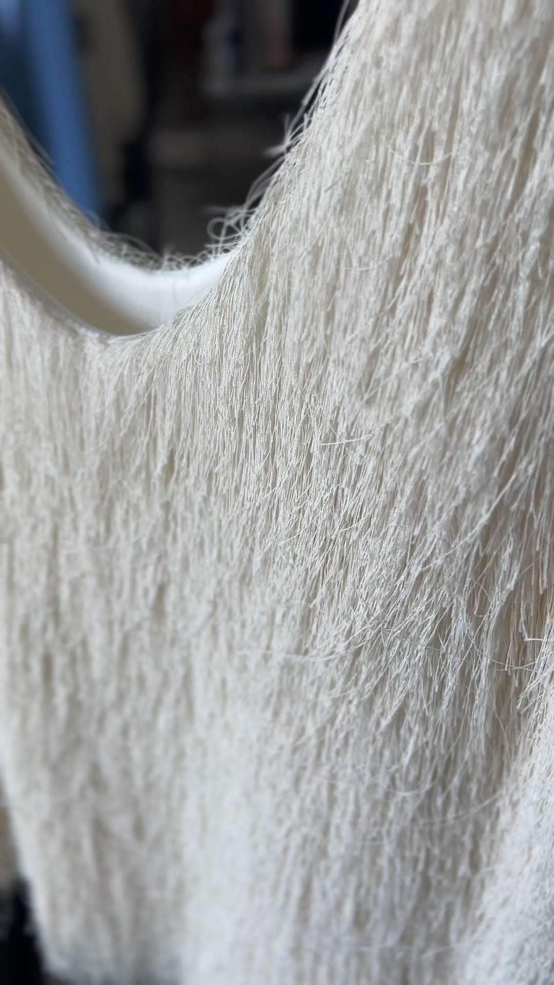 Fringe Top Creme