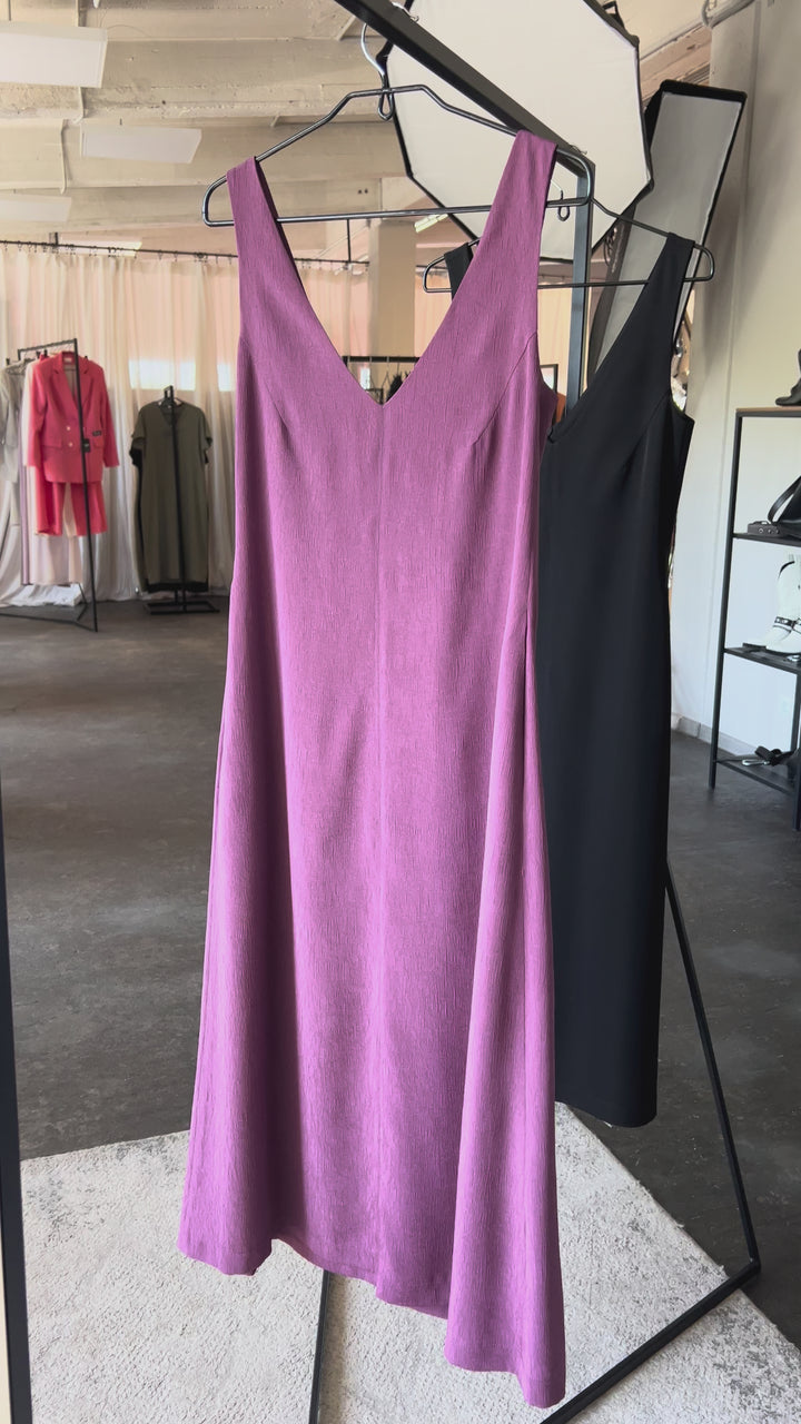 V-Neck dress Orchid
