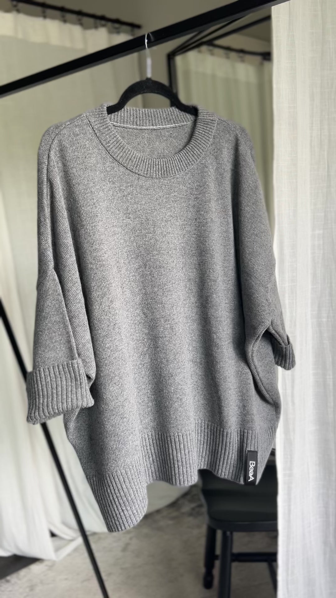 Wool Sweater Classic Gray