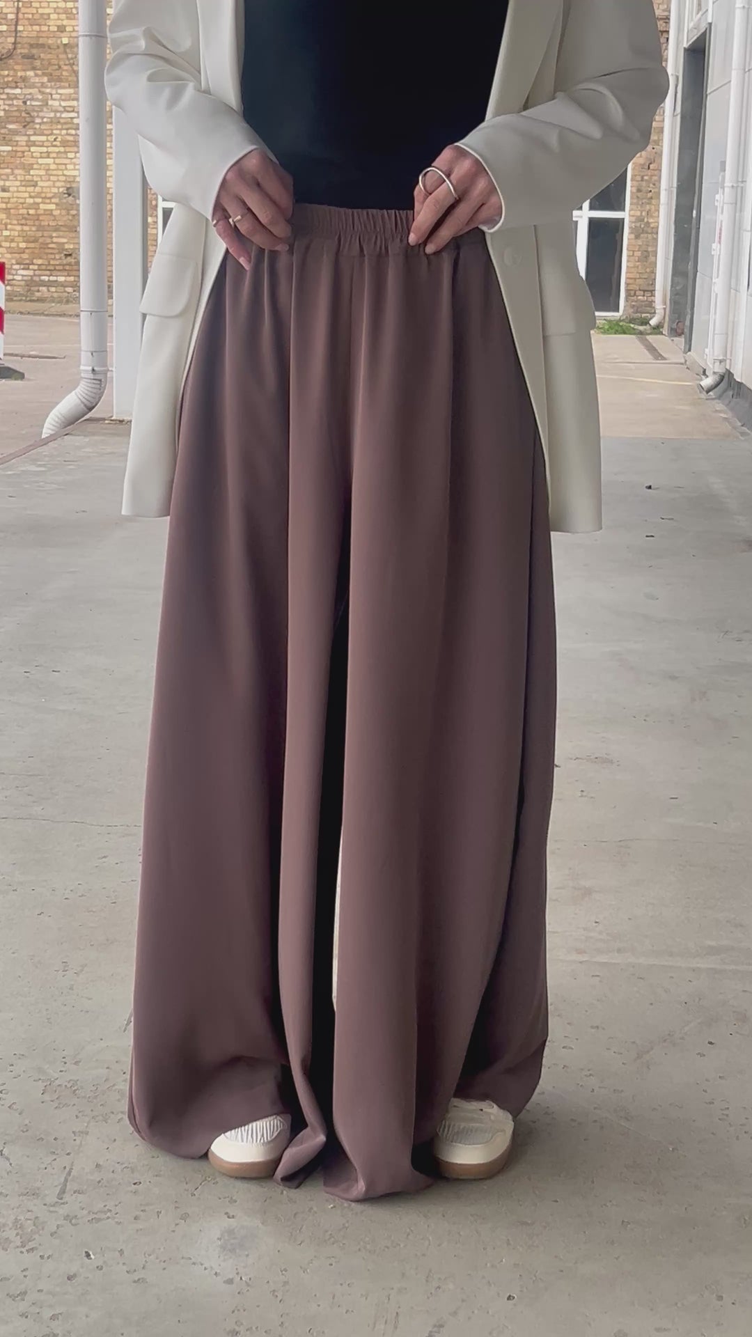 Palazzo Trousers Espresso