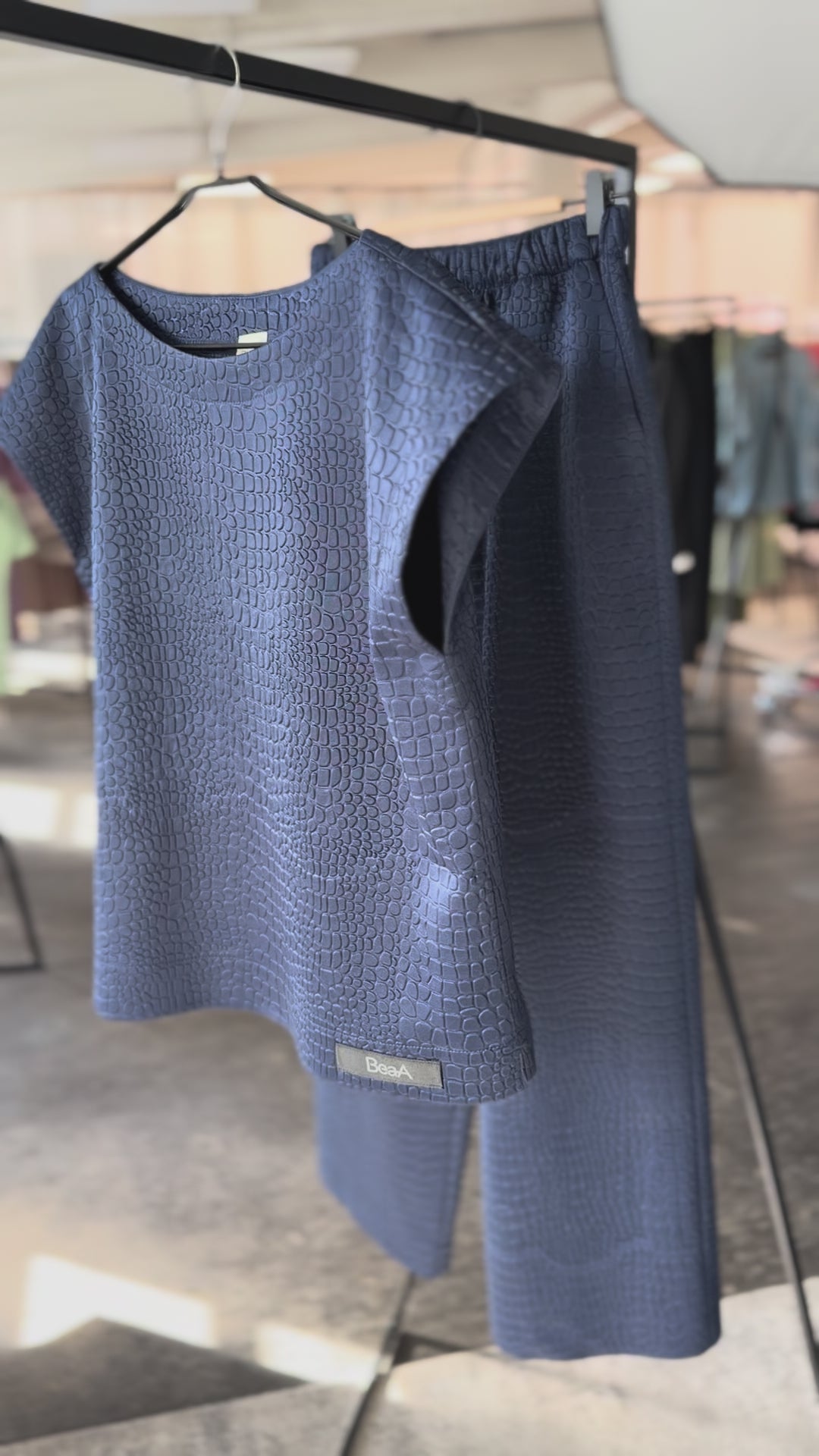 Python Top Gray/Dark Blue
