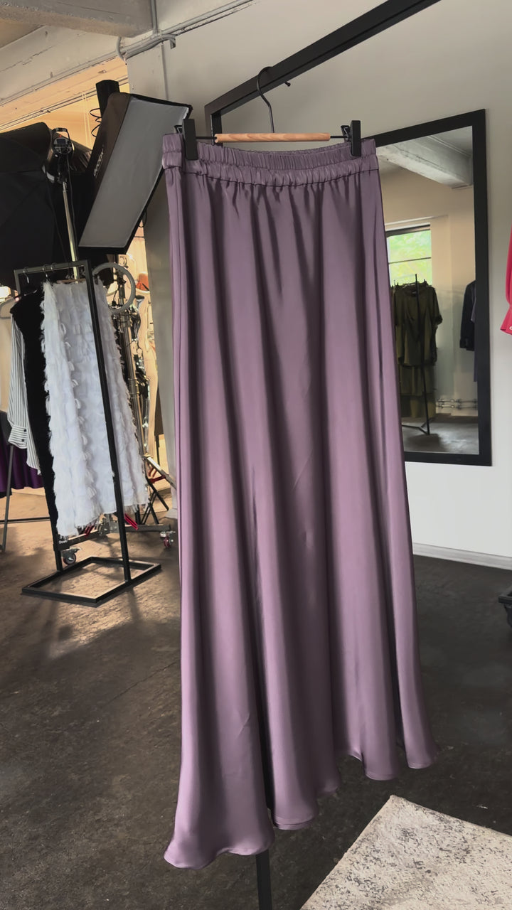 Midi Skirt – Extended Length Mauve